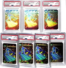 (7) Lot 1990 Impel Marvel Universe Silver Surfer Hologram #MH3 PSA 8 (A)