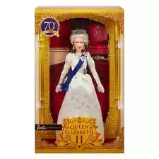 Barbie Signature Queen Elizabeth Platinum Jubilee Doll 2022 NIB