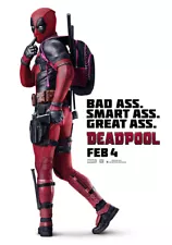 Deadpool (2016) Movie Poster / 50x70 cm / 24x36 in / 27x40 in / #115