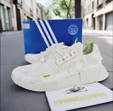 Adidas NMD_R1 TR Mens Size 11.5 Shoes Casual Off White Green GW0607 NEW