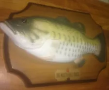 SINGING MOVING FISH Original 1999 Big Mouth Billy Bass MOUNTED TWO SONGS FUNNY