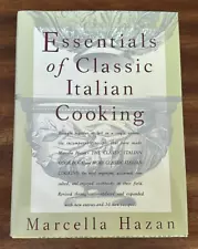 Essentials of Classic Italian Cooking : A Cookbook by Marcella Hazan