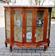 Exquisite Antique French Louis XVI Style Vitrine Cabinet Buffet– Circa 1860-1880