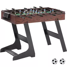 VEVOR 42 inch Folding Foosball Soccer Game Table Standard Size Table for Home