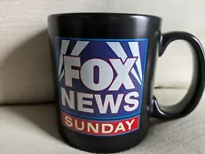 Fox News Sunday Coffee Mug Large Chunky 6" X 4"