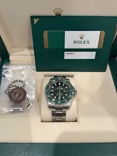 Rolex 116610LV Submariner Hulk Green Ceramic Stainless Steel Box Papers 2017