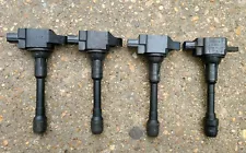 Nissan Ignition Coils 2002-2006 Set of 4 Altima Sentra X-Trail 2.5L Engine Used