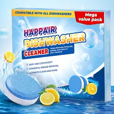 24 Value Pack Dishwasher Cleaner and Deodorizer Tablets, Deep Cleaning Dishwashe