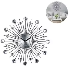 1pc Crystal Wall Clock Creative Stick Wall Clock for Living Room