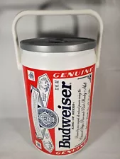 Large Vintage Budweiser Beer Can Kooler Kraft 13.5" Cooler 1997 Anheuser-Busch