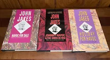 Holiday for Havoc by John Jakes - Johnny Havoc Lot 3 Books For Sale Siren In Red