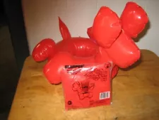 7- Eleven SLURPEE Balloon animal inflatable dog koozie (display not for sale)