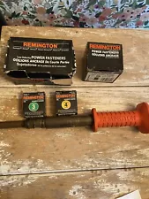 New ListingRemington 476 Power Hammer Powder Actuated Concrete Nail Gun W Nails&shells