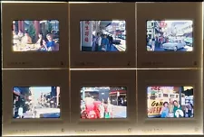 VTG 1966 35mm Slides San Francisco Streets Karmann Ghia Fastback Lot of 6 #22294