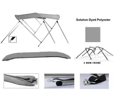 3-Bow Aluminum Bimini Top Compatible with Crownline E2 2012-2017