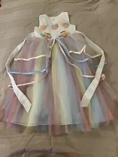 Girls Party Princess Costume Unicorn Wedding Gown Birthday Pageant Dresses 7/8