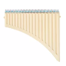 18 Pipes Pan Flute C Panpipes Pan Pipes with Mouthpiece for Beginners C2R0