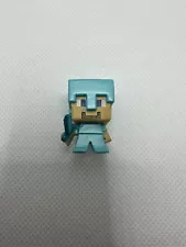 Minecraft Mini-Figures 1" Steve in Diamond Armor Mini Action Figure Mojang Game