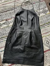 Shape FX By Newport News Leather Halter Dress Size 18