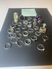 rings for women lot vintage, Estate Sale Lot , 32 Rings Total Size 6.5