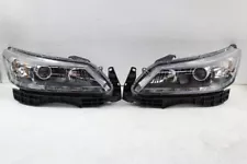 FITS 2013-2015 Honda Accord Sedan Halogen w/LED DRL Headlights Headlamps SET