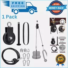 Fitness Pulley Cable System for Weight Lifting, LAT Pull Down, Weight Tr