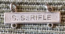 S. S. RIFLE Qual Bar for Marine Corps Basic Qualification Badge USMC Weapons