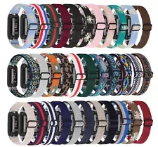 For Fitbit Inspire 3 2 1 Nylon Elastic Fabric Strap Band Watch Replacement