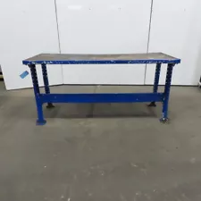 72"x28"x34" Steel Top Work Fabrication Assembly Bench