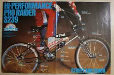 HUTCH PRO RAIDER Racing Track Street BMX Bike $239 Magazine Print Ad 1984