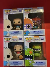 NEW Funko Pop RUGRATS Set* Tommy and Tommy CHASE*Reptar*Chuckie*4pc*