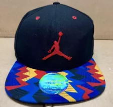 Air Jordan 7 “Nothing But Net” Jumpman Hat Snapback Cap Black Men