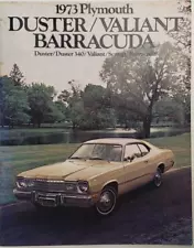 1973 Plymouth Duster Valiant Barracuda Duster 340 Scamp Dealership Sale Brochure