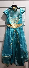 Girls Arabian Princess Disney Jasmine Costume Halloween Dress Up Size 12