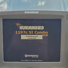 Used Humminbird 1197c SI Combo With 1211 Hours