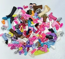 161pc Single Shoe Barbie Doll Lot No Pairs For Barbie, Skipper, Chelsea, and Ken