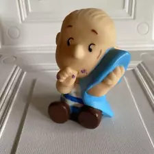 Linus with security blanket Vintage figure soft vinyl