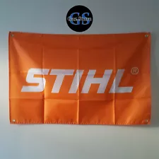 Like STIHL Chainsaw Hedge Cutter Gardening Flag Banner Workshop Wall Hanging 3x2