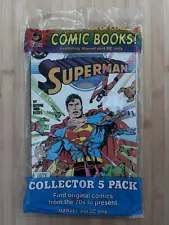 Marvel and DC Collectors 5 Pack Variety Mix of Classic Comic Books Superman