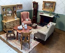 SUPER SALE 1:12 scale Cottage Parlor made for Smallsea Museum