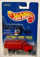 1991 Hot Wheels Peterbilt Dump Truck Collector No. 100 (3 Spoke) - New