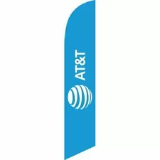 10 Pack AT&T Wireless Advertising Feather Banner Swooper Flag-On Sale Flag Only.