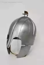 Medieval Anglo-Saxon helmet Wearable Armor Helmet Silver Polish