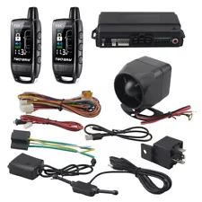 EASYGUARD 2 Way car Alarm with Rechargeable LCD Pager Vibration Alarm 868Mhz