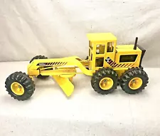 Vintage 1980’s Tonka Grader No. 16180 - Yellow Pressed Steel & Plastic Wheels