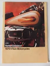 Original 1979 Harley Davidson V-Twin Motorcycles Sales Catalog Brochure