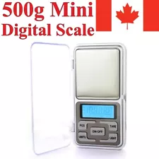 Digital Scale 500g/0.1g Mini Pocket Jewelry Gold Silver Coin Gram Herb Grain