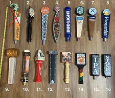 Pick 5x Beer Tap Handles for Keg Topper Bar Top Kegerator Home Brewing Line Knob