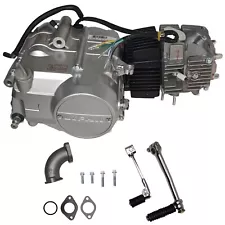 Lifan 125cc Complete Engine Motor Kit for 4-speed Manual Clutch Dirt Bike