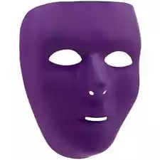 Purple Jabbawockeez Mask Halloween Blank Mask Buckethead MTV!! WATCH!!